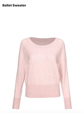 Cabi Ballet Sweater - Light Pink Knit Pullover